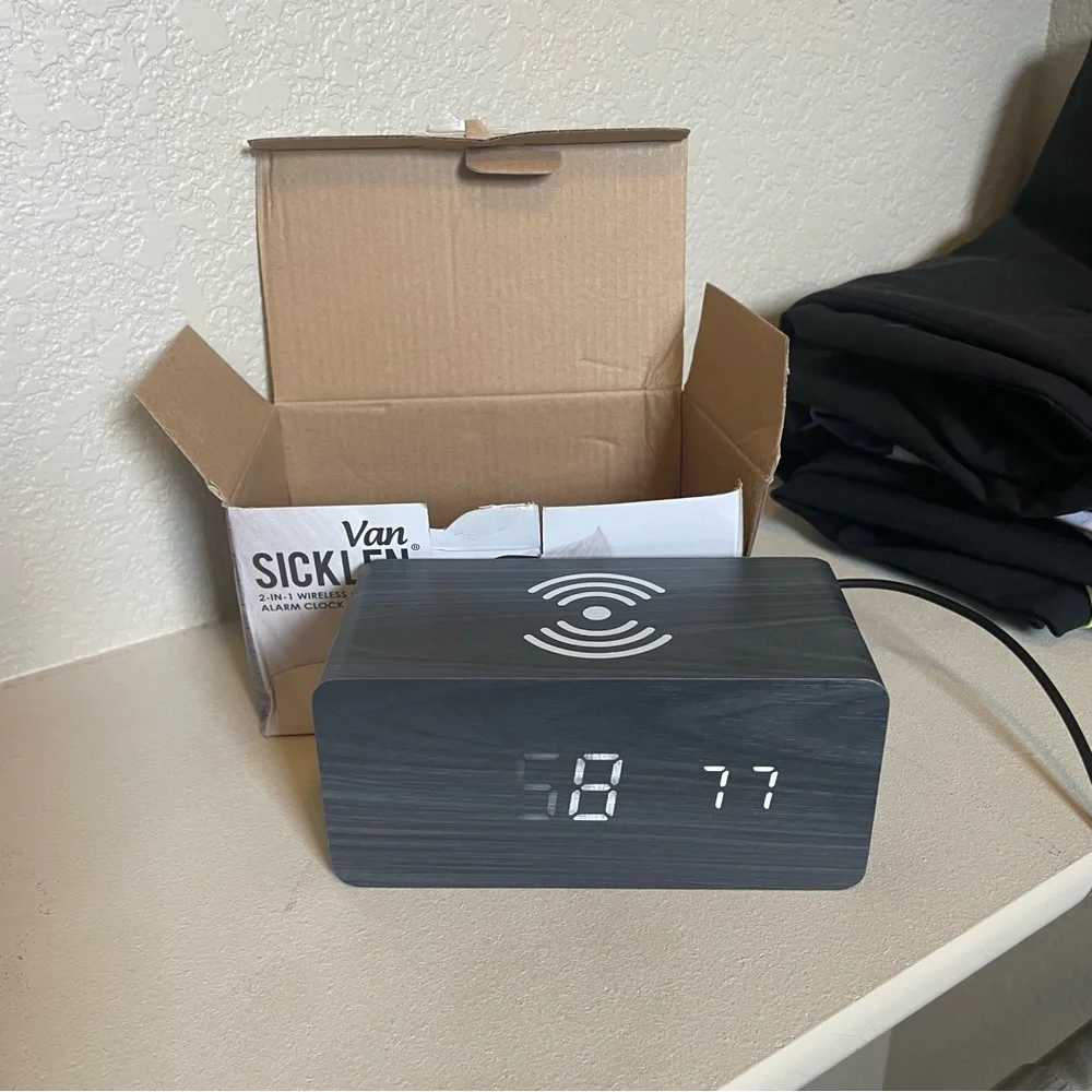 Black Tablet Charger with Compact Design